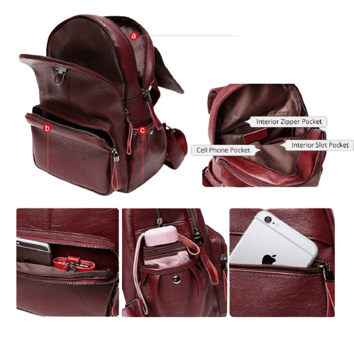 Brunela Leather backpacks