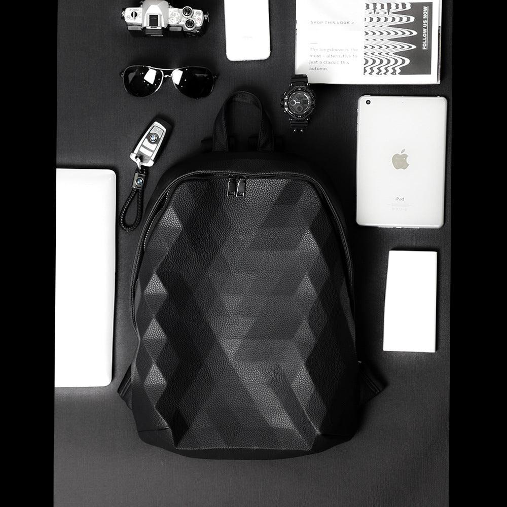 Foldable geometric backpack