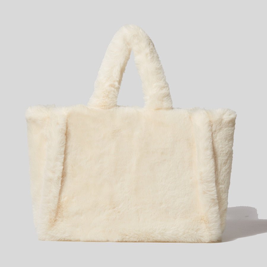 LUXURY FAUX FUR TOTE BAG