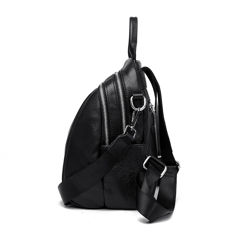 Elegance in Motion: Genuine Leather Women's Backpack