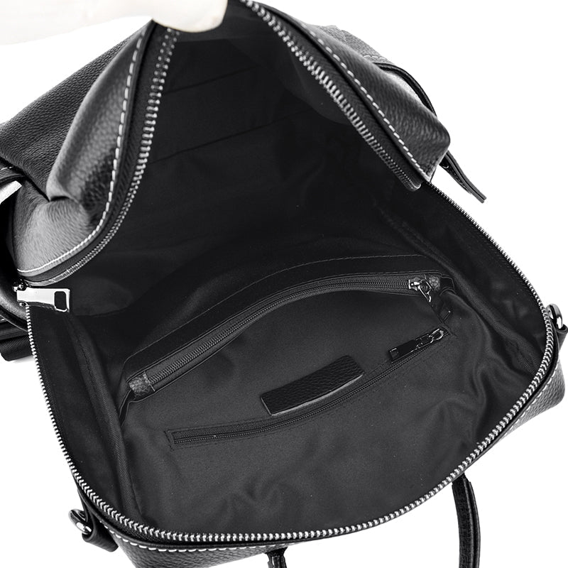 Stylish Leather Backpack for School and Travel