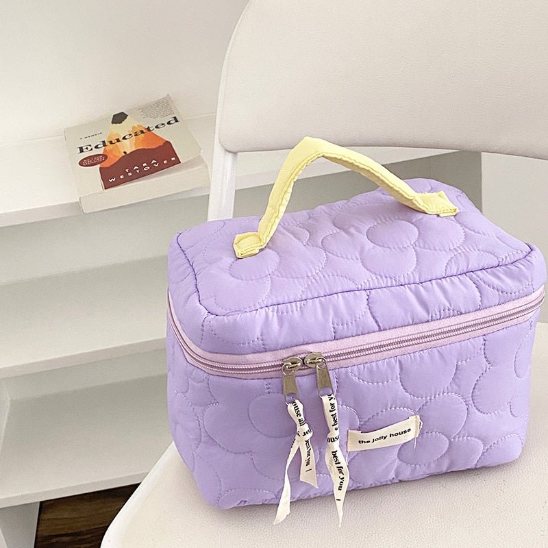 Cute Fluffy Marshmallow Cosmetic Bag