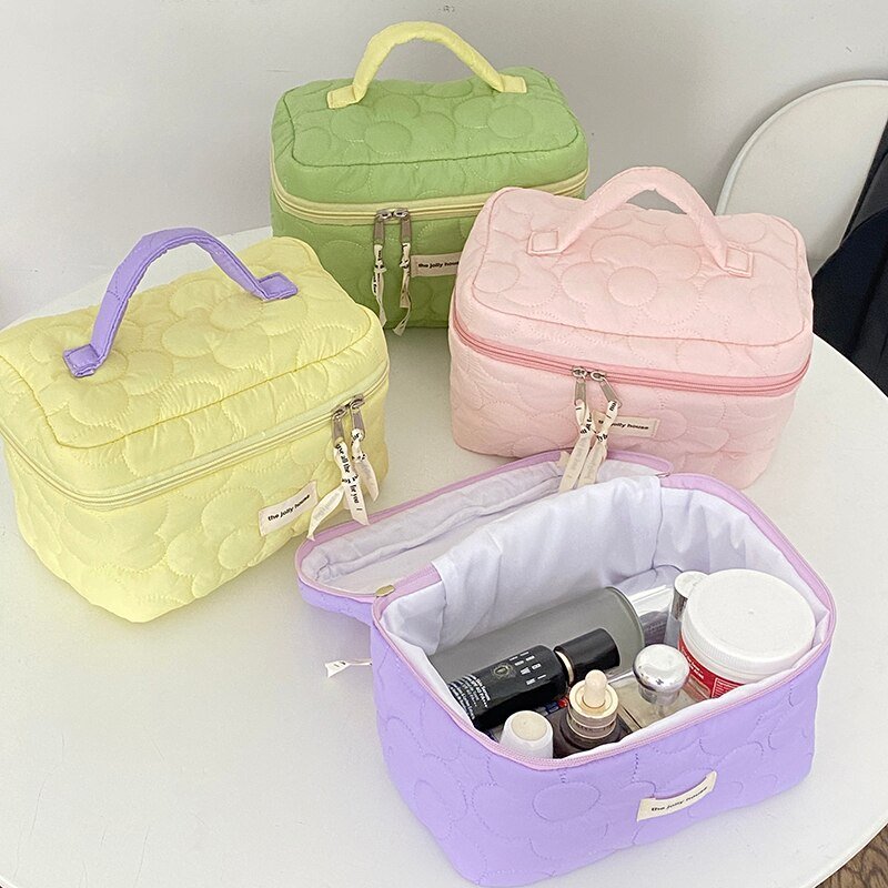 Cute Fluffy Marshmallow Cosmetic Bag