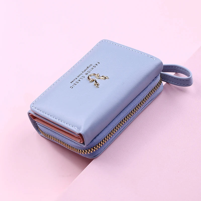 Luxury Brand Elegant PU Leather Mini Wallet