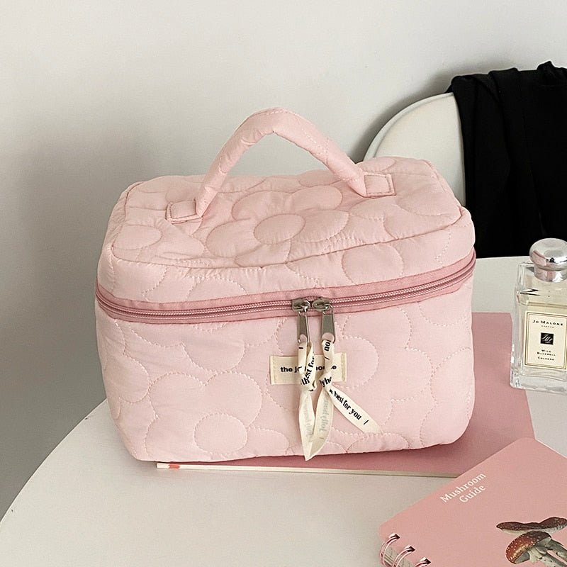 Cute Fluffy Marshmallow Cosmetic Bag