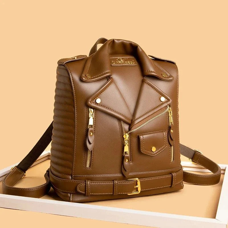 Premium Leather Backpack: Stylish and Functional