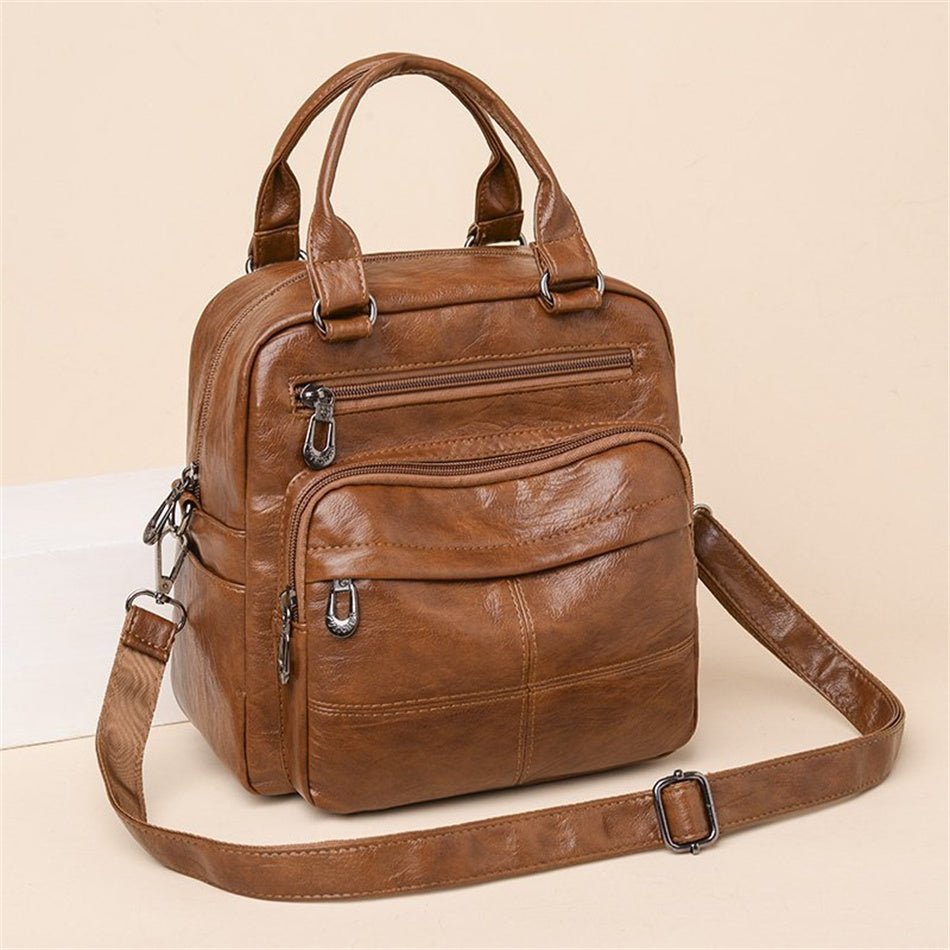 Durable Leather Women's Backpack for Everyday Use