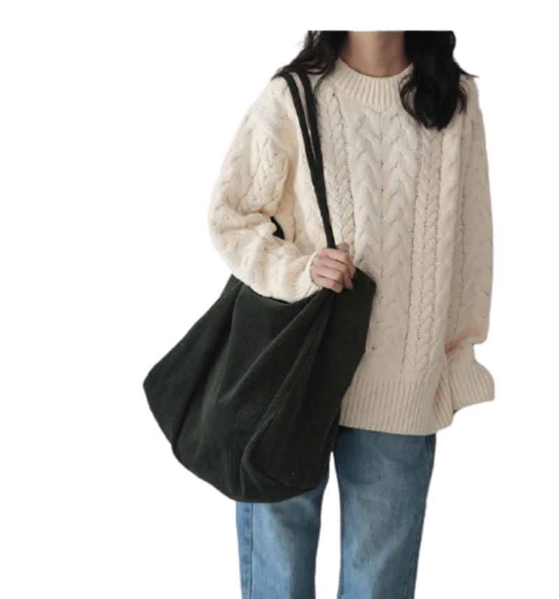 Fashion Corduroy Shoulder Bag