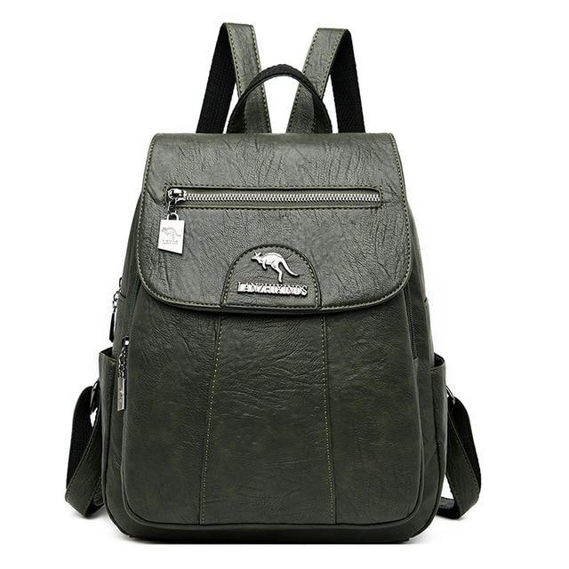 Luxury leather backpack