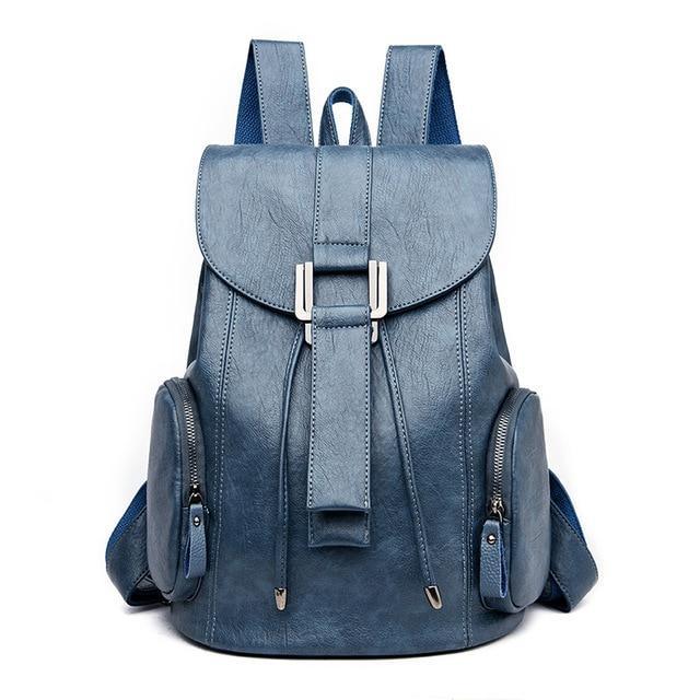 Mochila Leather Backpack