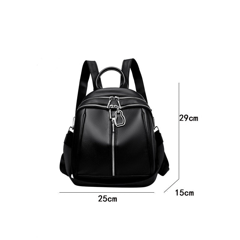 Elegance in Motion: Genuine Leather Women's Backpack