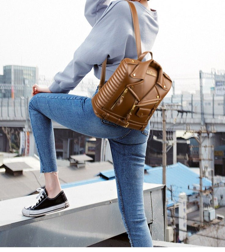 Premium Leather Backpack: Stylish and Functional